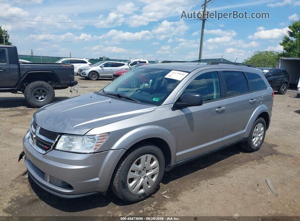 3C4PDCABXHT560594 2017 DODGE JOURNEY Gray Front left