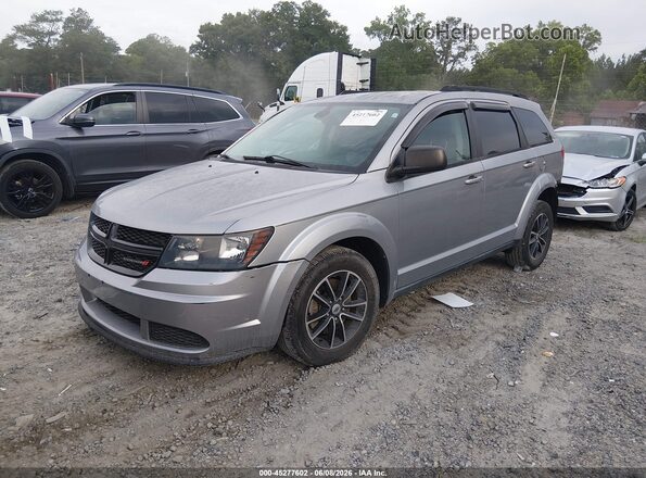 3C4PDCABXJT513152 2018 DODGE JOURNEY Silver წინა მარცხენა ხედი სამი მეოთხედიდან