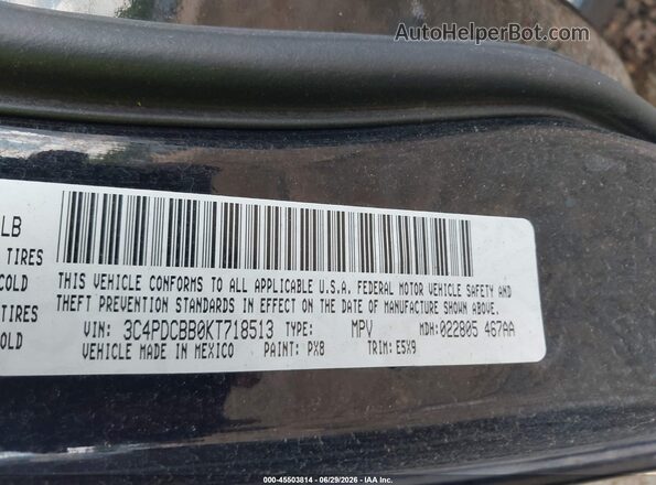 3C4PDCBB0KT718513 2019 DODGE JOURNEY Черный Вид подкапотного пространства