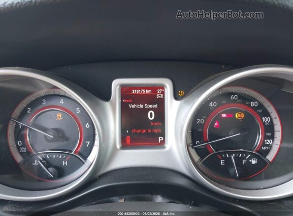 3C4PDCBB6GT217603 2016 DODGE JOURNEY Red Vista de los asientos traseros