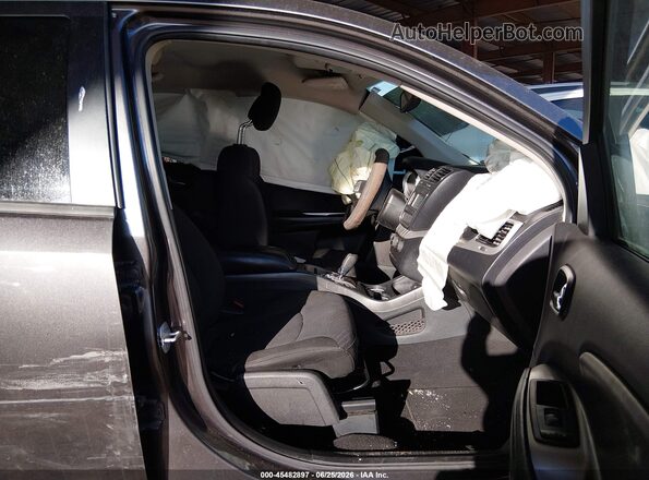 3C4PDCBB6KT833455 2019 DODGE JOURNEY Gray წინა სალონის ხედი