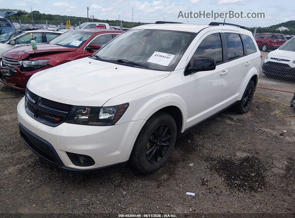 3C4PDCBB6KT835464 2019 DODGE JOURNEY White წინა მარცხენა ხედი სამი მეოთხედიდან
