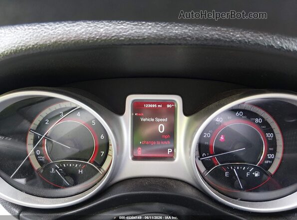 3C4PDCBB6KT835464 2019 DODGE JOURNEY White უკანა სავარძლების ხედი