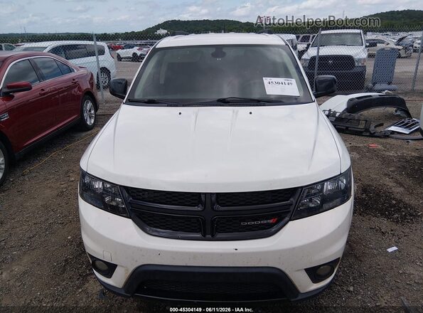 3C4PDCBB6KT835464 2019 DODGE JOURNEY White ხელსაწყოთა პანელის ხედი