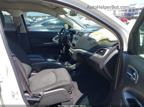3C4PDCBB6KT845136 2019 DODGE JOURNEY White Widok wnętrza z przodu