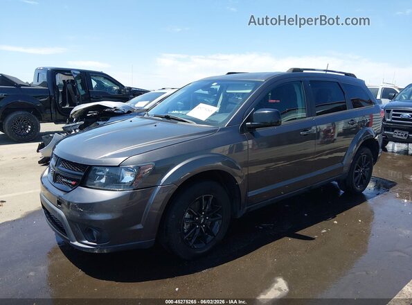 3C4PDCBB6KT874748 2019 DODGE JOURNEY Серый Передняя левая четверть