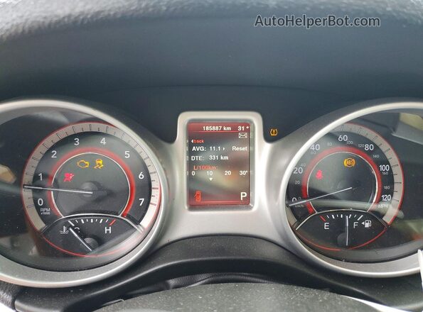 3C4PDCBB7KT784296 2019 DODGE JOURNEY Серебряный Вид щитка приборов