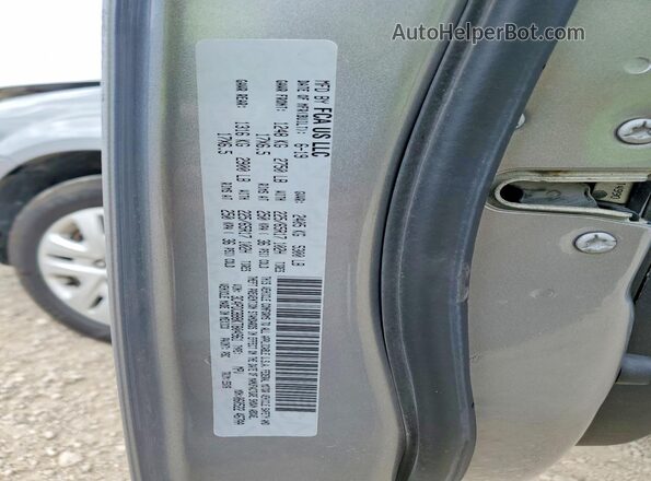 3C4PDCBB8KT804961 2019 DODGE JOURNEY Silver VIN კოდის სტიკერის ხედი