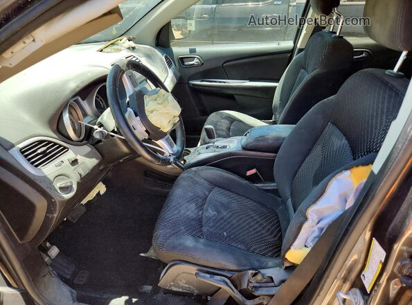 3C4PDCBB9JT141365 2018 DODGE JOURNEY Gray წინა სალონის ხედი
