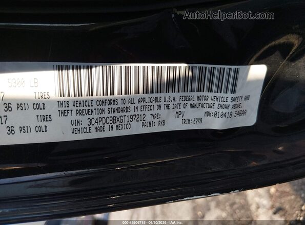3C4PDCBBXGT197212 2016 DODGE JOURNEY Black Engine compartment view