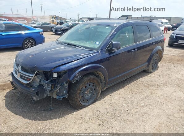 3C4PDCBBXKT804072 2019 DODGE JOURNEY Blue Առջևի ձախ երեք քառորդ տեսարան