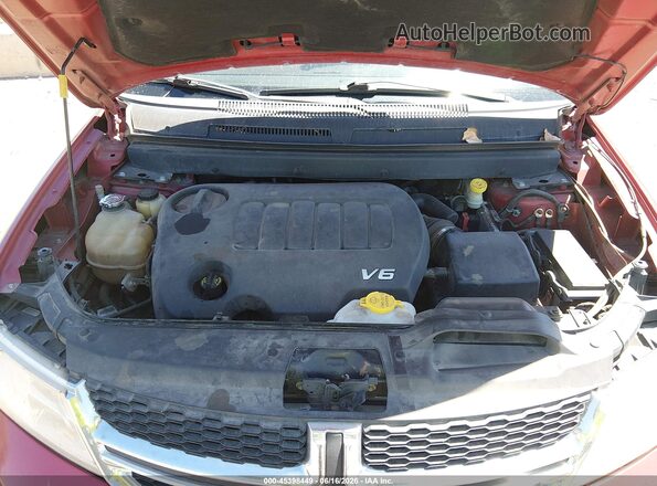 3C4PDCBG1GT148217 2016 DODGE JOURNEY Red Vista trasera