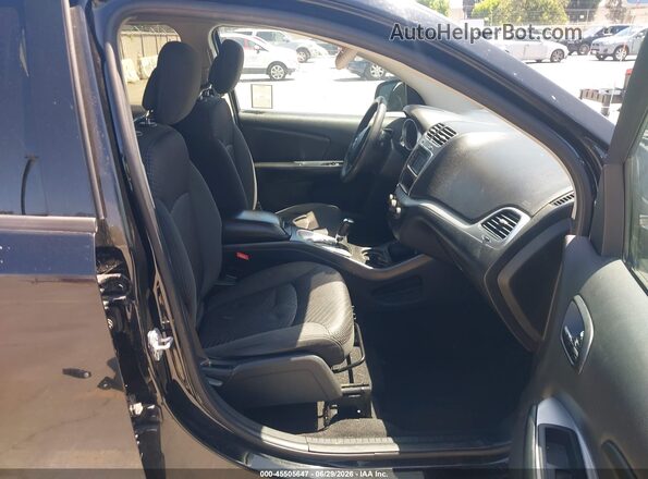 3C4PDCBG1HT532130 2017 DODGE JOURNEY Black წინა სალონის ხედი