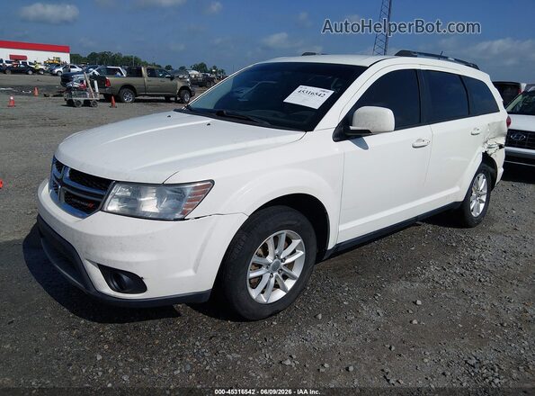 3C4PDCBG1HT588665 2017 DODGE JOURNEY White Առջևի ձախ երեք քառորդ տեսարան