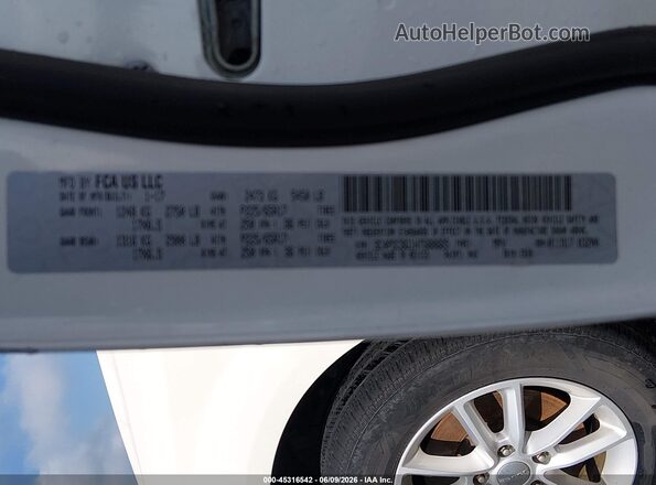 3C4PDCBG1HT588665 2017 DODGE JOURNEY White Շարժիչի բաժամունքի տեսք