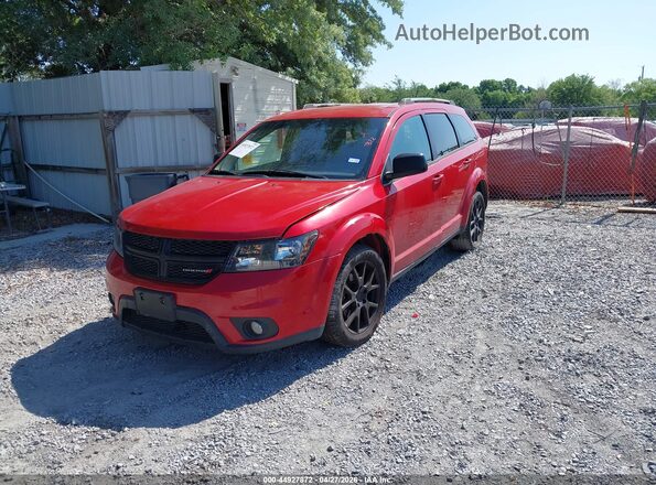 3C4PDCBG1HT701692 2017 DODGE JOURNEY Красный Передняя левая четверть