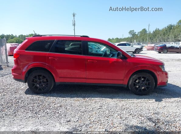 3C4PDCBG1HT701692 2017 DODGE JOURNEY Красный Вид задней части салона