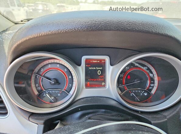 3C4PDCBG2JT509400 2018 DODGE JOURNEY Black ხელსაწყოთა პანელის ხედი
