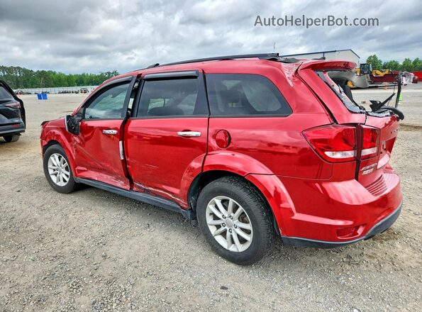 3C4PDCBG3GT122704 2016 DODGE JOURNEY Red Задня ліва чверть