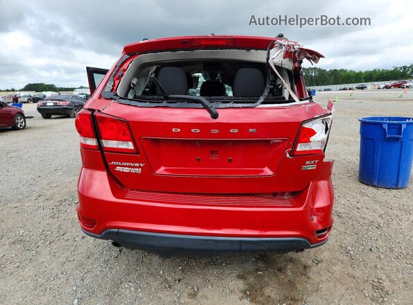 3C4PDCBG3GT122704 2016 DODGE JOURNEY Red Вид ззаду