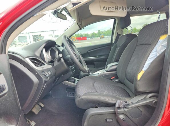 3C4PDCBG3GT122704 2016 DODGE JOURNEY Red Вид салону спереду
