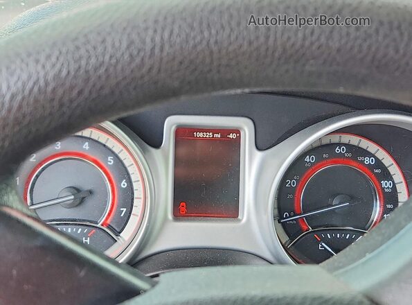 3C4PDCBG3GT122704 2016 DODGE JOURNEY Red Вид щитка приладів