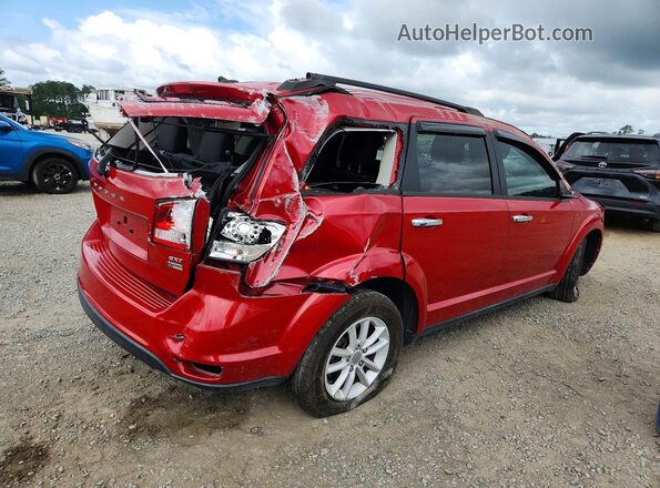 3C4PDCBG3GT122704 2016 DODGE JOURNEY Red Задня права чверть
