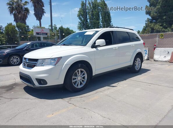 3C4PDCBG3HT518519 2017 DODGE JOURNEY White Vista tres cuartos delantera izquierda