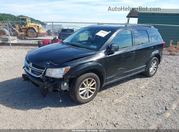 3C4PDCBG4GT231785 2016 DODGE JOURNEY Black Առջևի ձախ երեք քառորդ տեսարան