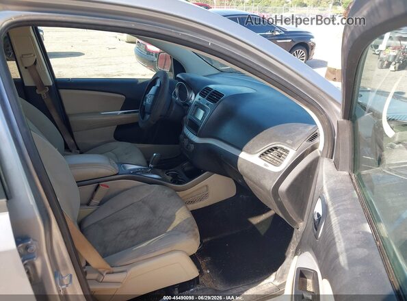 3C4PDCBG4HT534373 2017 DODGE JOURNEY Gray წინა სალონის ხედი