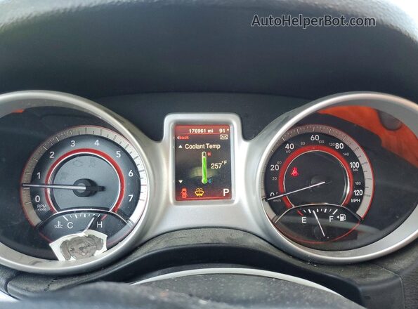 3C4PDCBG6JT522621 2018 DODGE JOURNEY Charcoal Vista del cuadro de instrumentos