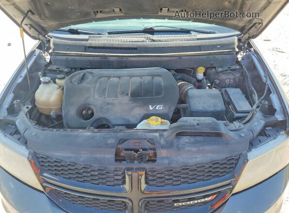 3C4PDCBG6JT522621 2018 DODGE JOURNEY Charcoal Vista del compartimento del motor