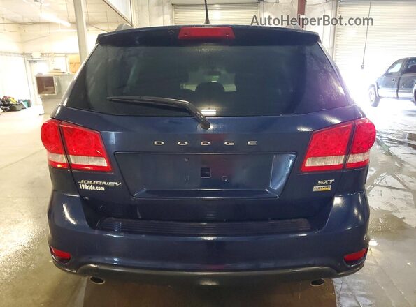 3C4PDCBG9HT537124 2017 DODGE JOURNEY Синий Вид сзади