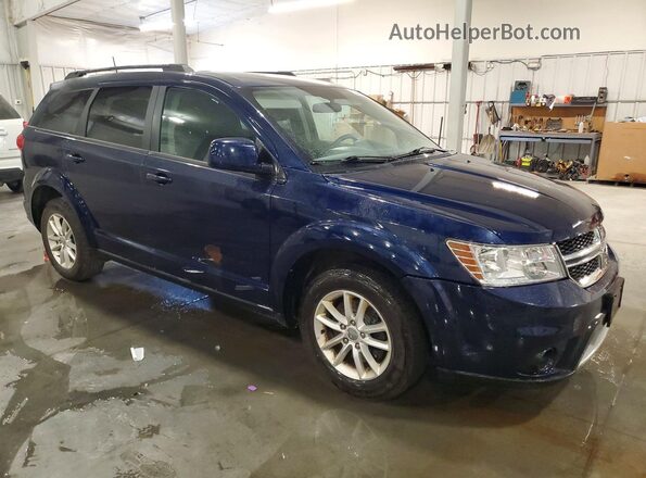 3C4PDCBG9HT537124 2017 DODGE JOURNEY Синий Передняя правая четверть