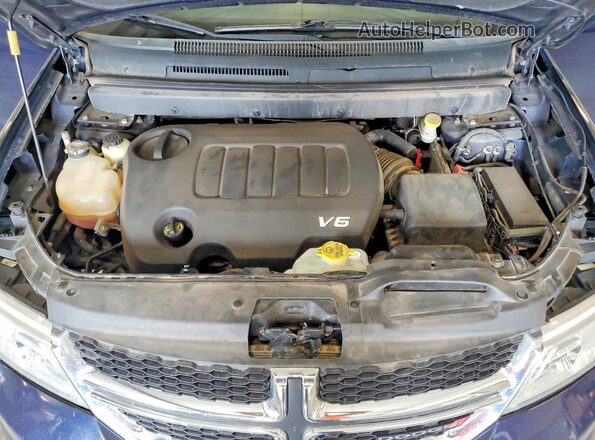 3C4PDCBG9HT537124 2017 DODGE JOURNEY Синий Вид подкапотного пространства