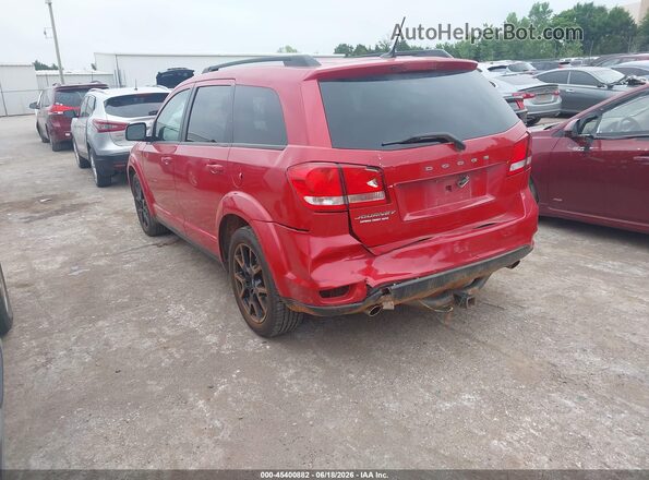 3C4PDCBGXJT243821 2018 DODGE JOURNEY Red Հետևի ձախ