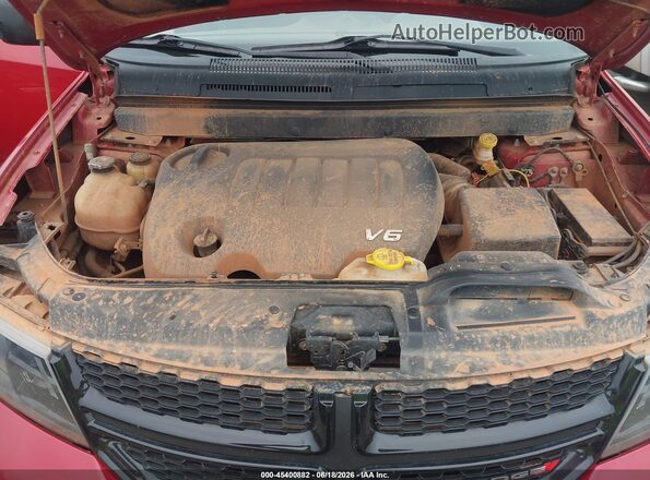 3C4PDCBGXJT243821 2018 DODGE JOURNEY Red Հետևի տեսք