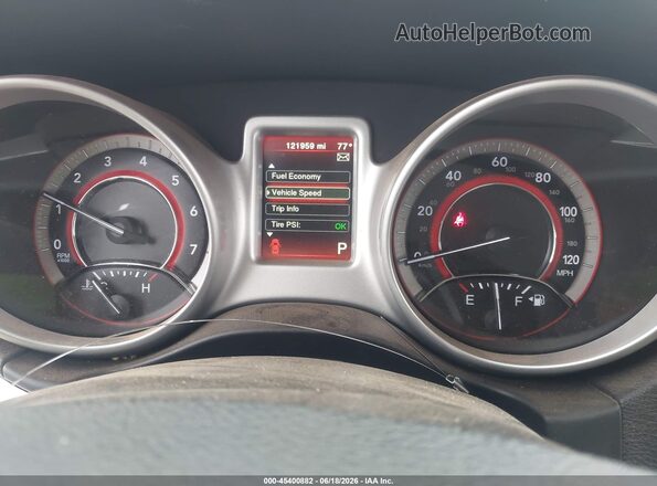 3C4PDCBGXJT243821 2018 DODGE JOURNEY Red Հետևի նստատեղերի տեսք