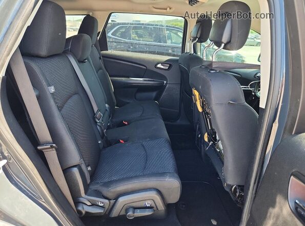 3C4PDCBGXJT254270 2018 DODGE JOURNEY Black Widok wnętrza z tyłu