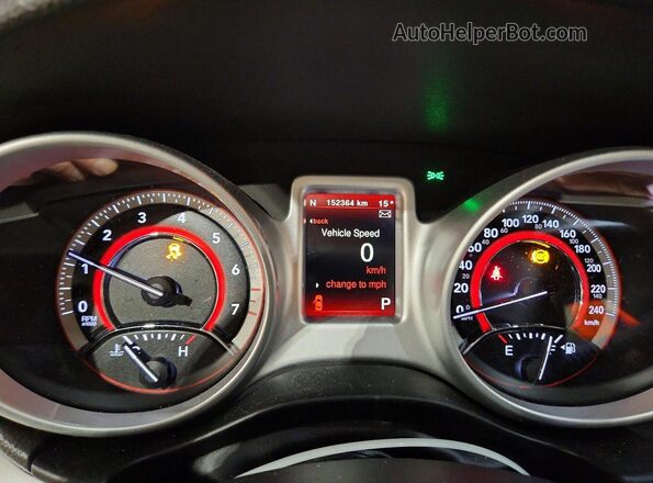 3C4PDCCG9JT248720 2018 DODGE JOURNEY Черный Вид щитка приборов