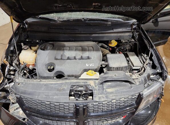 3C4PDCCG9JT248720 2018 DODGE JOURNEY Черный Вид подкапотного пространства