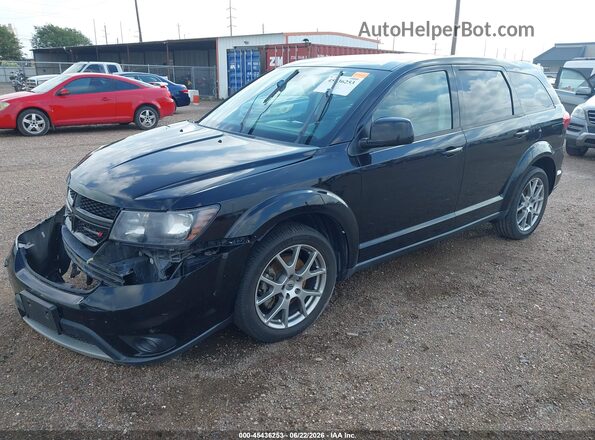3C4PDCEG1KT717331 2019 DODGE JOURNEY Black Առջևի ձախ երեք քառորդ տեսարան