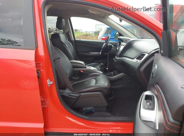 3C4PDCEG4JT473169 2018 DODGE JOURNEY Orange Widok wnętrza z przodu