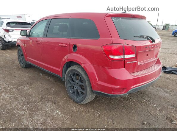 3C4PDCEG6JT472217 2018 DODGE JOURNEY Red Задня ліва чверть