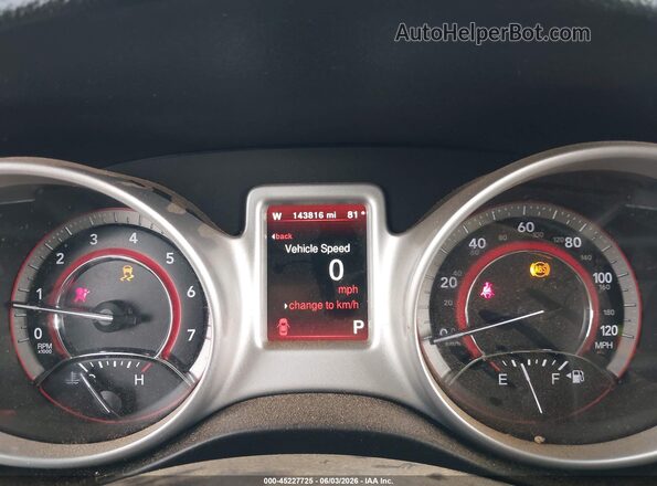 3C4PDCEG6JT472217 2018 DODGE JOURNEY Red Вид задніх сидінь