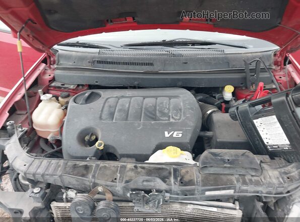 3C4PDCEG6JT472217 2018 DODGE JOURNEY Red Вид ззаду