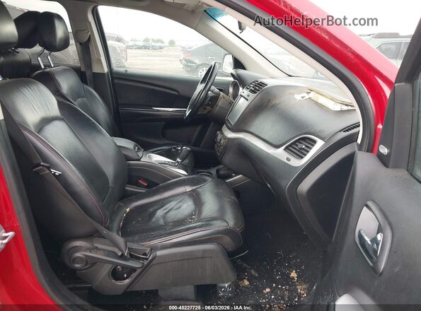3C4PDCEG6JT472217 2018 DODGE JOURNEY Red Вид салону спереду
