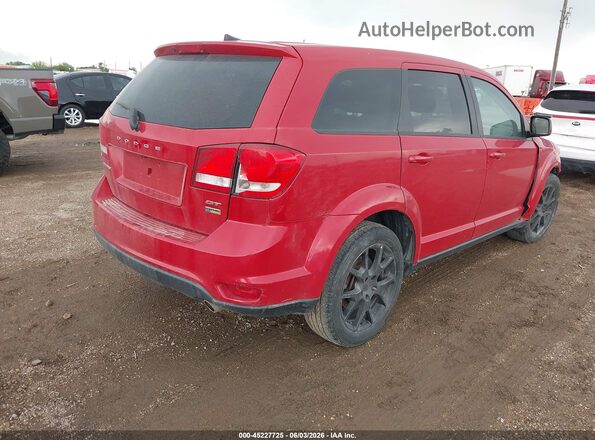 3C4PDCEG6JT472217 2018 DODGE JOURNEY Red Задня права чверть