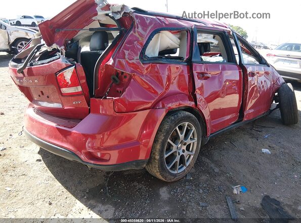 3C4PDCEG7HT603200 2017 DODGE JOURNEY Red Задня права чверть