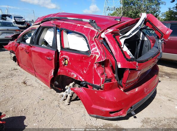 3C4PDCEG7HT603200 2017 DODGE JOURNEY Red Задня ліва чверть
